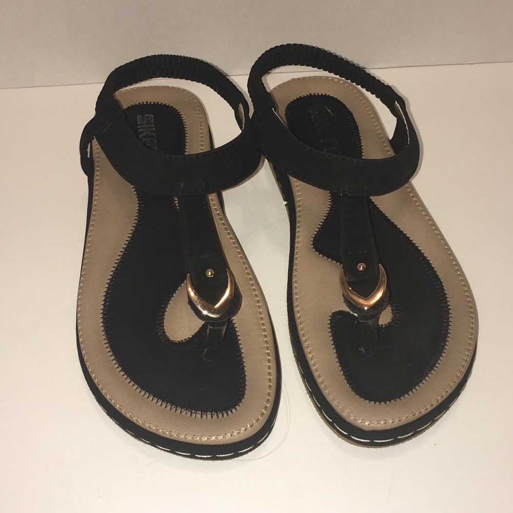 Siketu Black Sandal - Sz 5